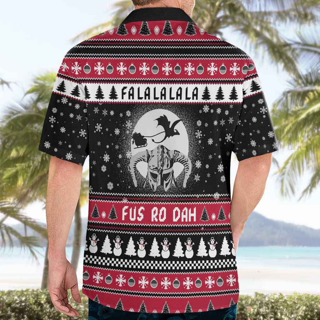 Fa La La La Snowman Tree Xmas Christmas Hawaiian Shirt Xmas Holiday Patterns - Wonder Print Shop