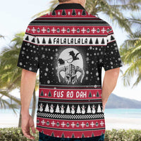 Fa La La La Snowman Tree Xmas Christmas Hawaiian Shirt Xmas Holiday Patterns - Wonder Print Shop