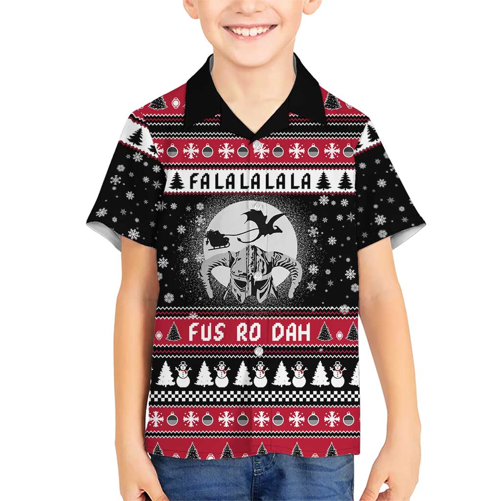 Fa La La La Snowman Tree Xmas Christmas Hawaiian Shirt Xmas Holiday Patterns - Wonder Print Shop