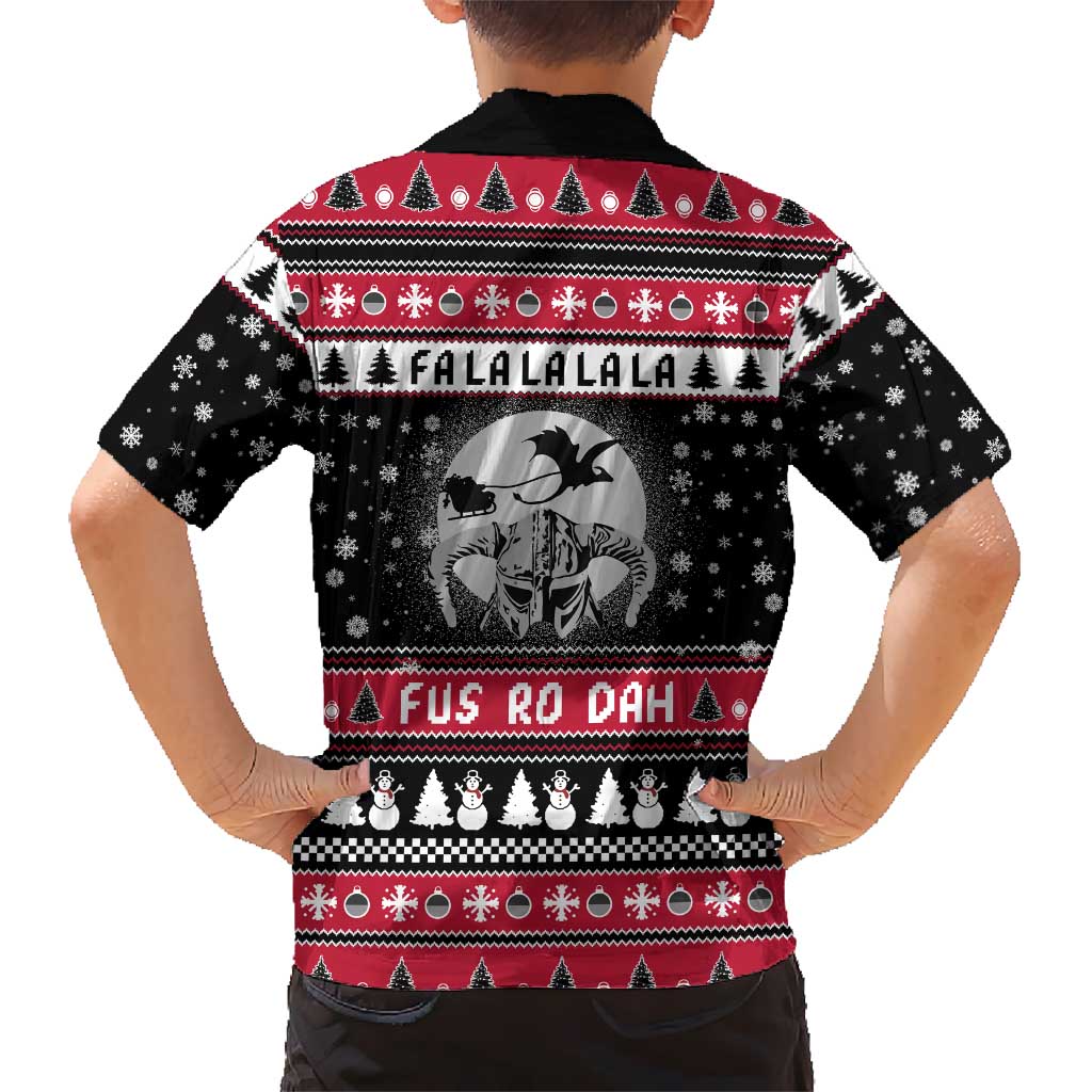 Fa La La La Snowman Tree Xmas Christmas Hawaiian Shirt Xmas Holiday Patterns - Wonder Print Shop