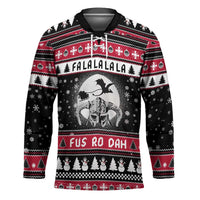 Fa La La La Snowman Tree Xmas Christmas Hockey Jersey Xmas Holiday Patterns - Wonder Print Shop