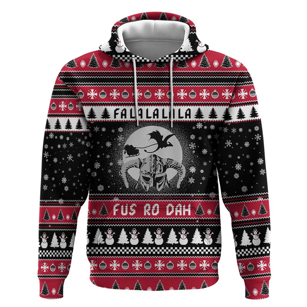 Fa La La La Snowman Tree Xmas Christmas Hoodie Xmas Holiday Patterns - Wonder Print Shop