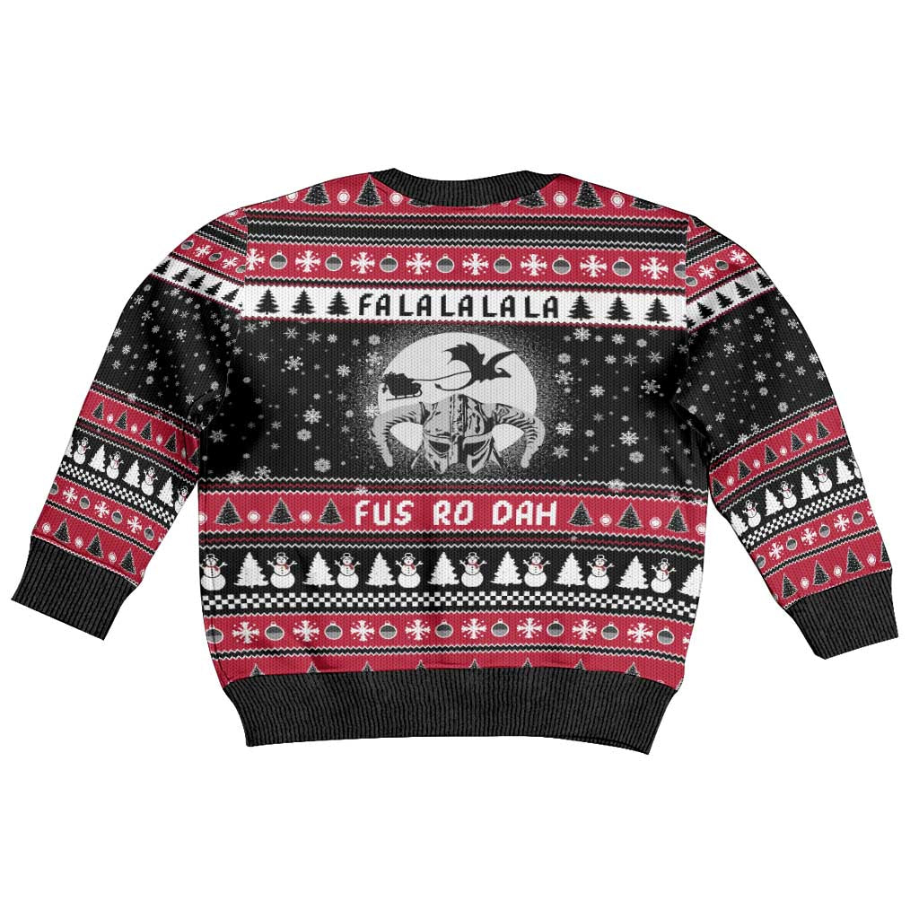 Fa La La La Snowman Tree Xmas Christmas Kid Ugly Christmas Sweater Xmas Holiday Patterns - Wonder Print Shop