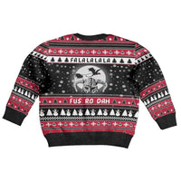 Fa La La La Snowman Tree Xmas Christmas Kid Ugly Christmas Sweater Xmas Holiday Patterns - Wonder Print Shop