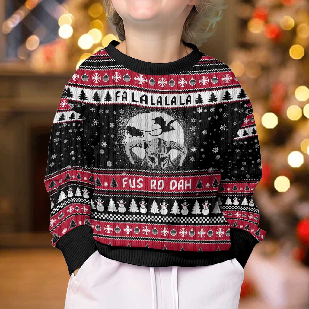 Fa La La La Snowman Tree Xmas Christmas Kid Ugly Christmas Sweater Xmas Holiday Patterns - Wonder Print Shop