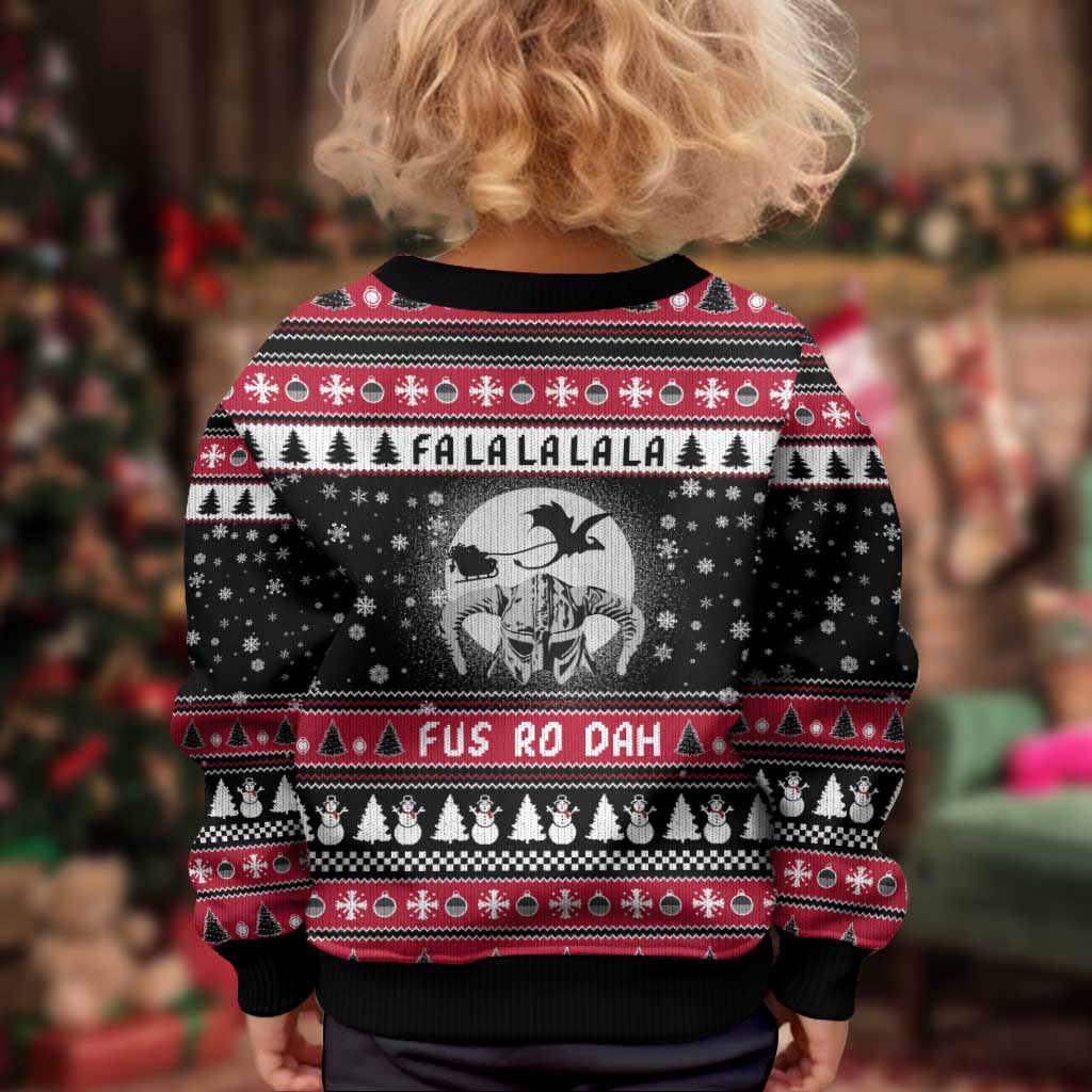 Fa La La La Snowman Tree Xmas Christmas Kid Ugly Christmas Sweater Xmas Holiday Patterns - Wonder Print Shop