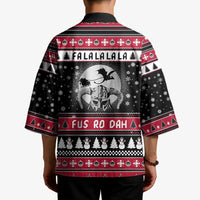 Fa La La La Snowman Tree Xmas Christmas Kimono Xmas Holiday Patterns - Wonder Print Shop