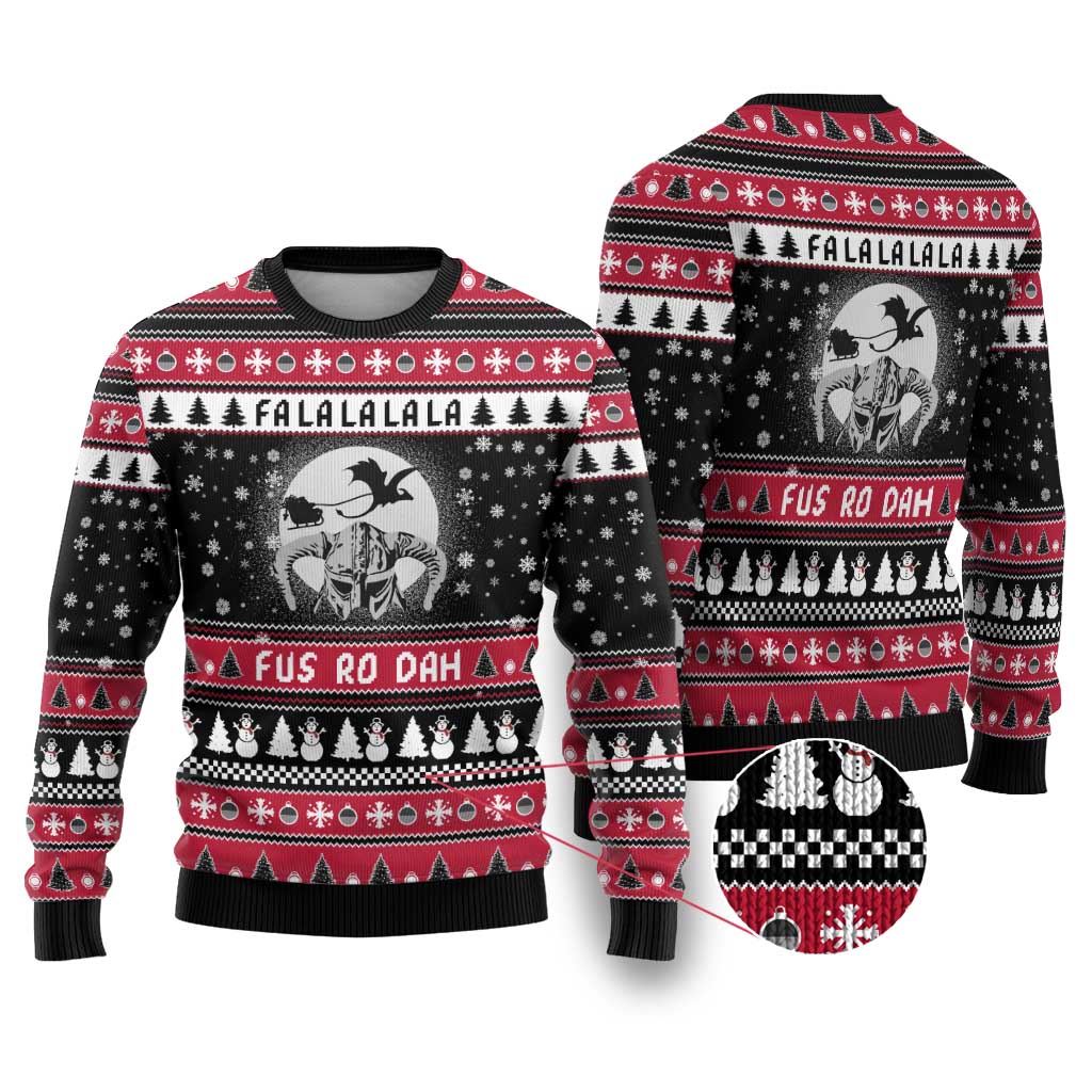 Fa La La La Snowman Tree Xmas Christmas Ugly Christmas Sweater Xmas Holiday Patterns - Wonder Print Shop