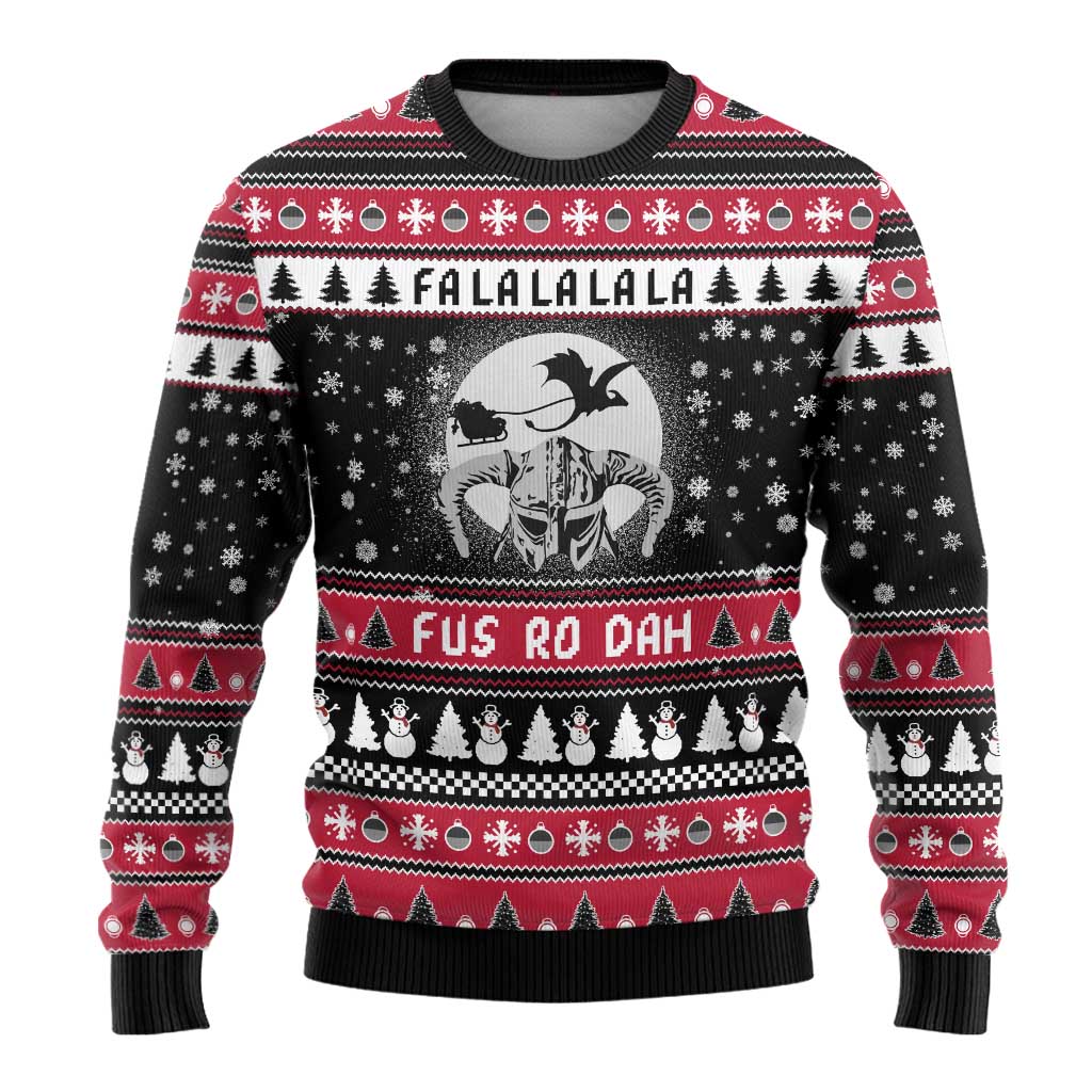 Fa La La La Snowman Tree Xmas Christmas Ugly Christmas Sweater Xmas Holiday Patterns - Wonder Print Shop
