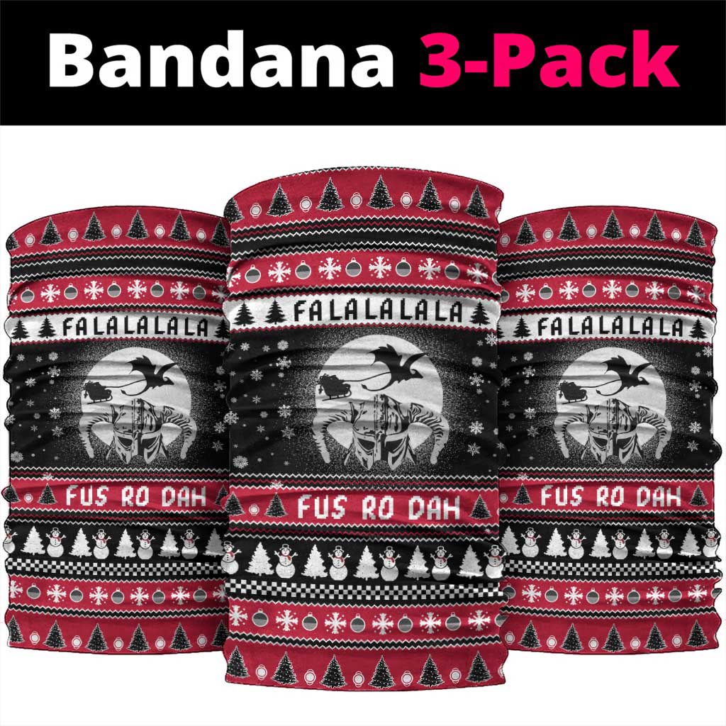 Fa La La La Snowman Tree Xmas Christmas Neck Gaiter Xmas Holiday Patterns - Wonder Print Shop
