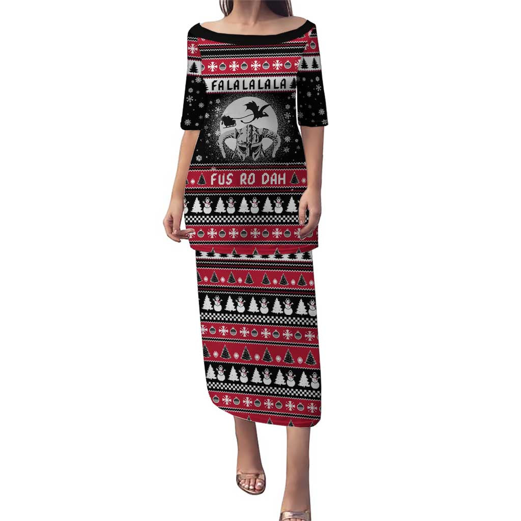 Fa La La La Snowman Tree Xmas Christmas Puletasi Xmas Holiday Patterns - Wonder Print Shop