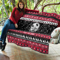 Fa La La La Snowman Tree Xmas Christmas Quilt Xmas Holiday Patterns - Wonder Print Shop