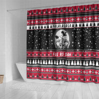 Fa La La La Snowman Tree Xmas Christmas Shower Curtain Xmas Holiday Patterns - Wonder Print Shop
