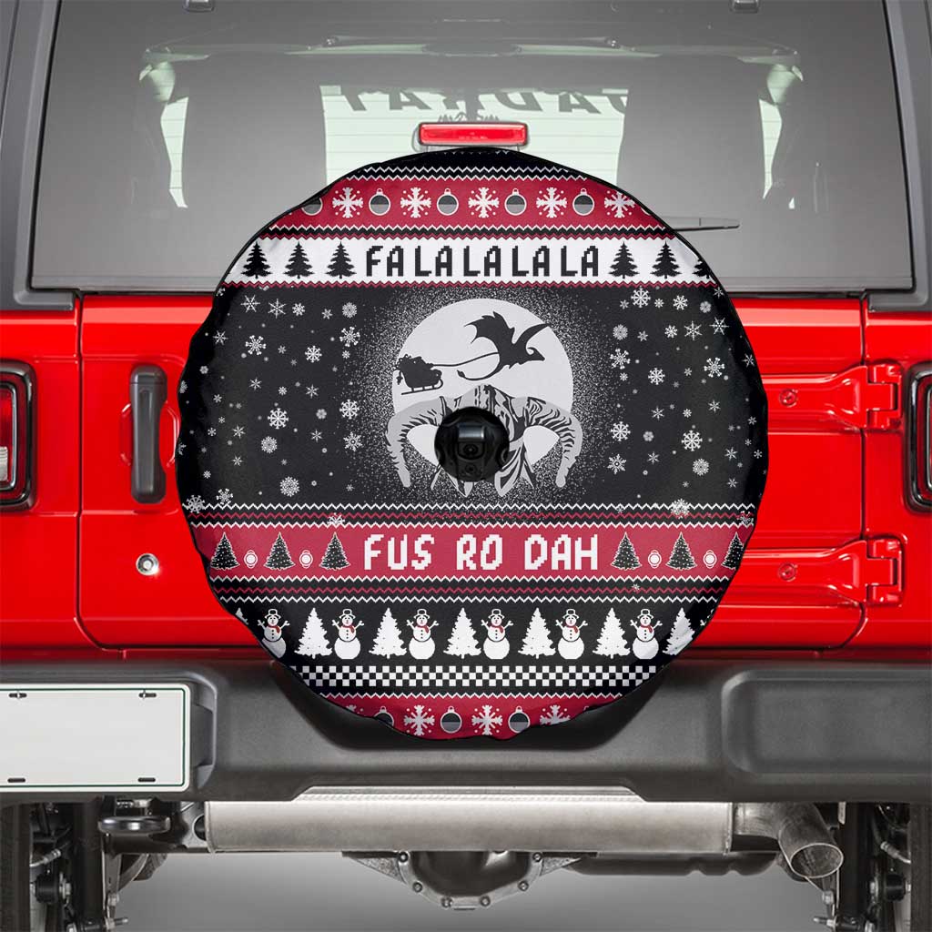 Fa La La La Snowman Tree Xmas Christmas Spare Tire Cover Xmas Holiday Patterns - Wonder Print Shop