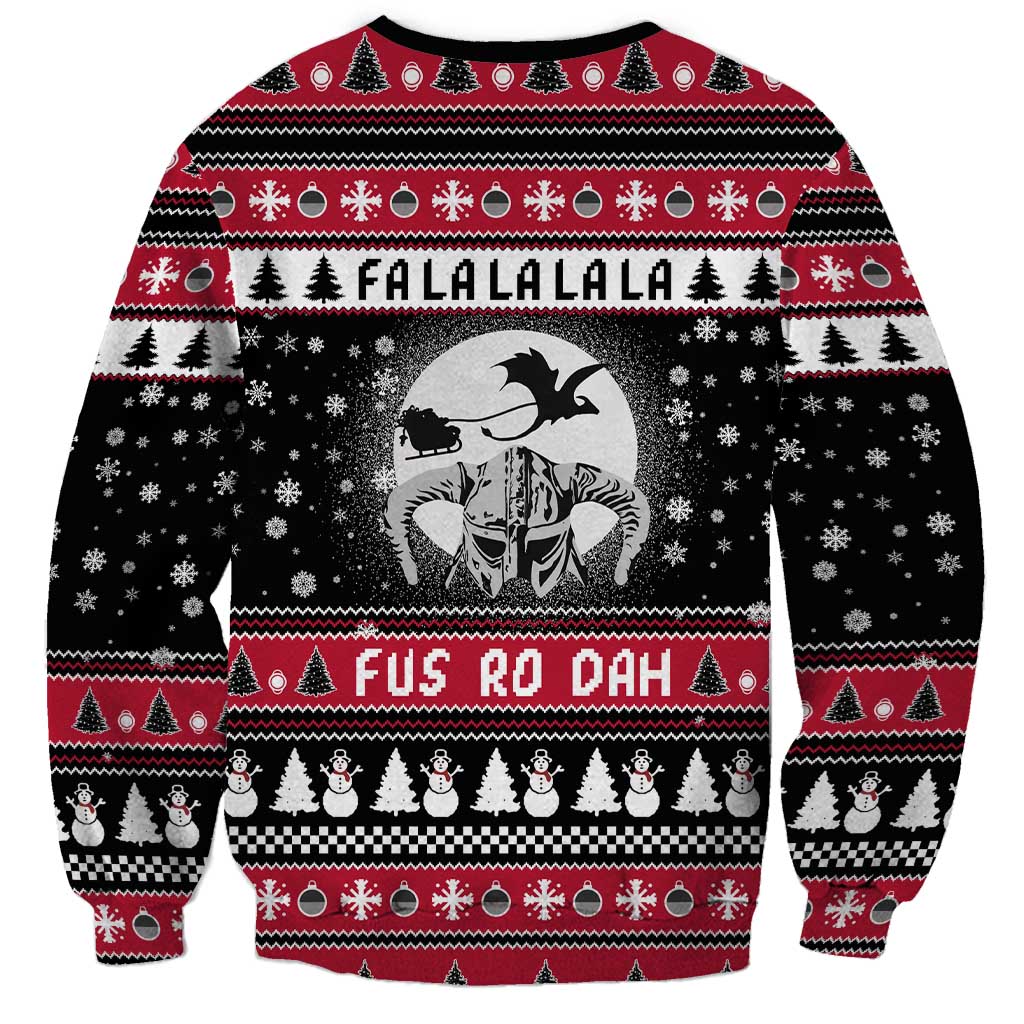 Fa La La La Snowman Tree Xmas Christmas Sweatshirt Xmas Holiday Patterns - Wonder Print Shop