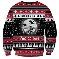 Fa La La La Snowman Tree Xmas Christmas Sweatshirt Xmas Holiday Patterns - Wonder Print Shop