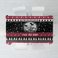 Fa La La La Snowman Tree Xmas Christmas Tablecloth Xmas Holiday Patterns - Wonder Print Shop
