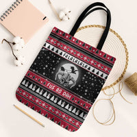 Fa La La La Snowman Tree Xmas Christmas Tote Bag Xmas Holiday Patterns - Wonder Print Shop