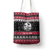 Fa La La La Snowman Tree Xmas Christmas Tote Bag Xmas Holiday Patterns - Wonder Print Shop