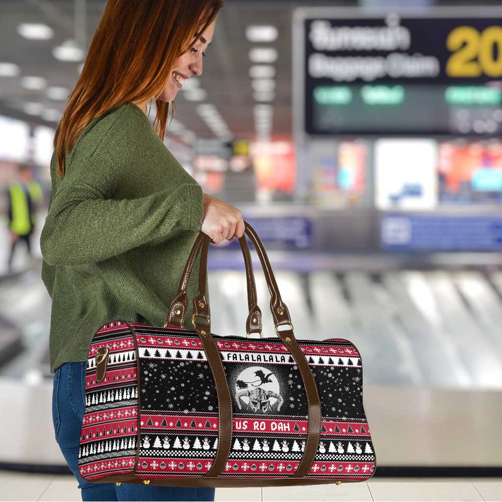 Fa La La La Snowman Tree Xmas Christmas Travel Bag Xmas Holiday Patterns - Wonder Print Shop