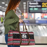 Fa La La La Snowman Tree Xmas Christmas Travel Bag Xmas Holiday Patterns - Wonder Print Shop