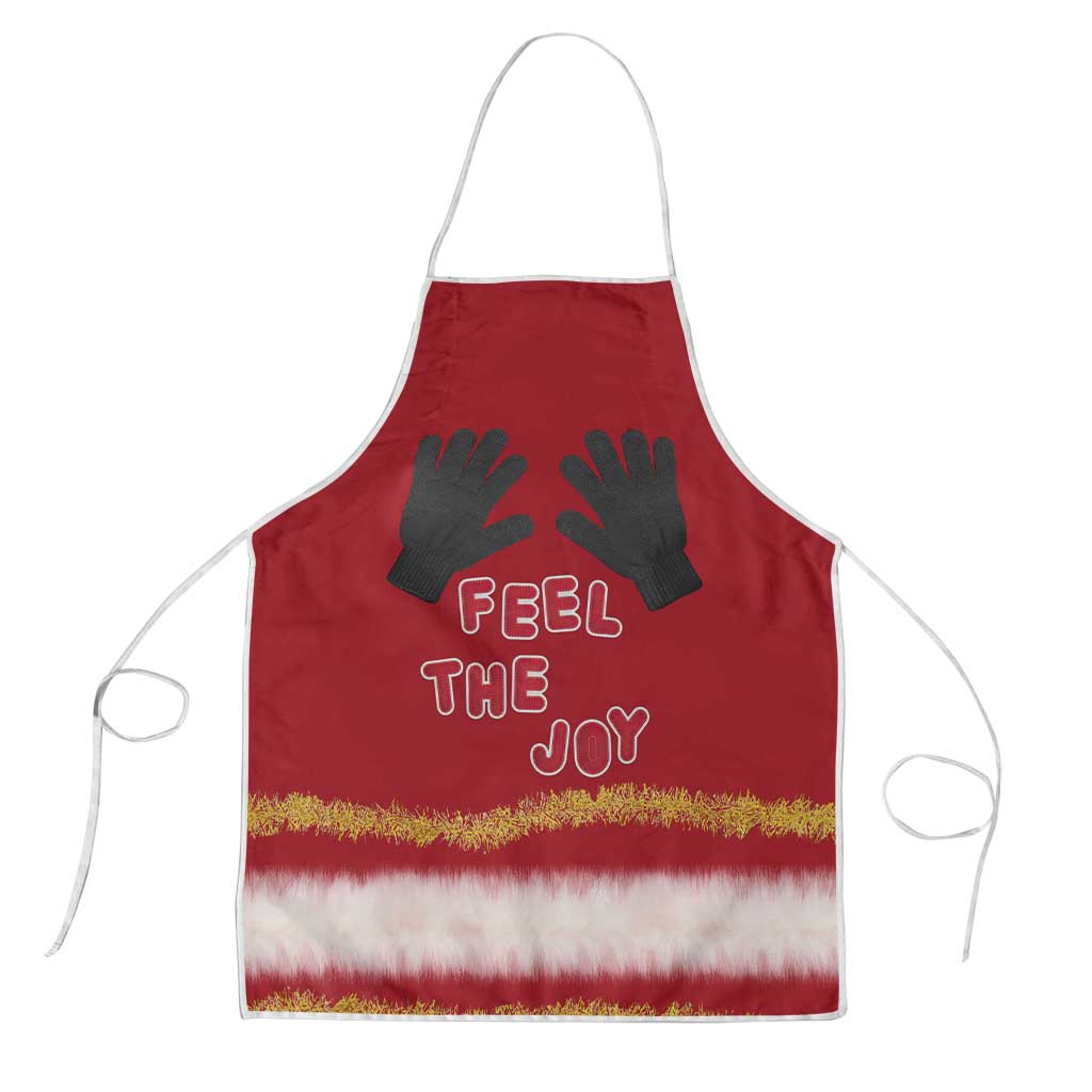 Feel The Joy Christmas Apron Xmas Holiday Patterns - Wonder Print Shop