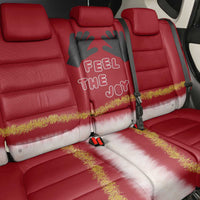 Feel The Joy Christmas Back Car Seat Cover Xmas Holiday Patterns - Wonder Print Shop
