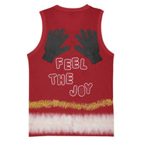 Feel The Joy Christmas Basketball Jersey Xmas Holiday Patterns - Wonder Print Shop