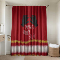 Feel The Joy Christmas Bathroom Set Xmas Holiday Patterns - Wonder Print Shop