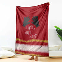 Feel The Joy Christmas Blanket Xmas Holiday Patterns - Wonder Print Shop