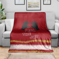 Feel The Joy Christmas Blanket Xmas Holiday Patterns - Wonder Print Shop