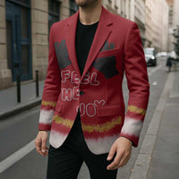 Feel The Joy Christmas Blazer Xmas Holiday Patterns - Wonder Print Shop