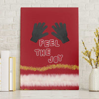 Feel The Joy Christmas Canvas Wall Art Xmas Holiday Patterns - Wonder Print Shop