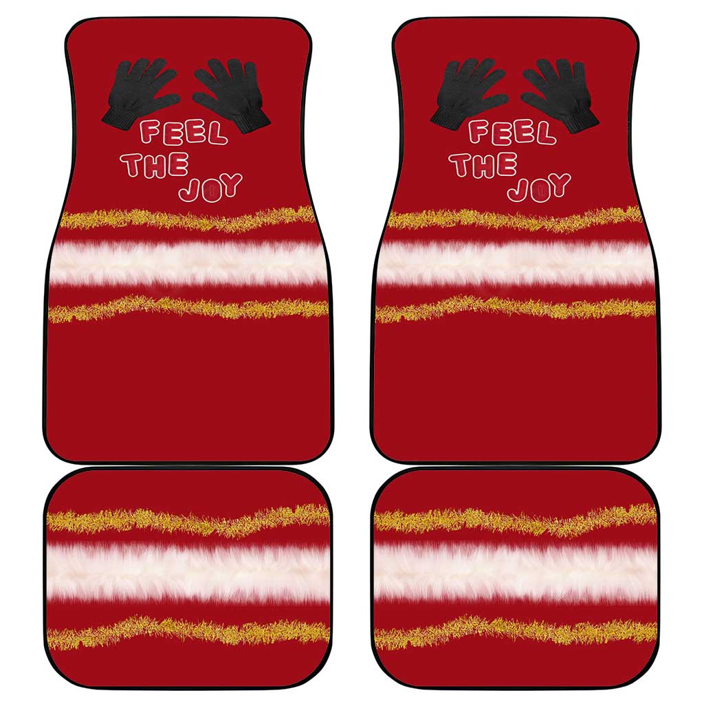 Feel The Joy Christmas Car Mats Xmas Holiday Patterns - Wonder Print Shop