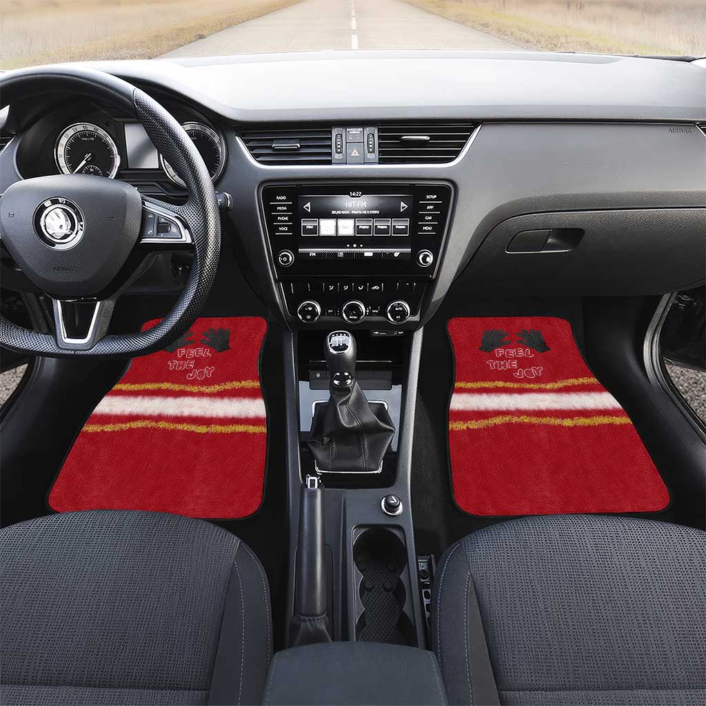 Feel The Joy Christmas Car Mats Xmas Holiday Patterns - Wonder Print Shop