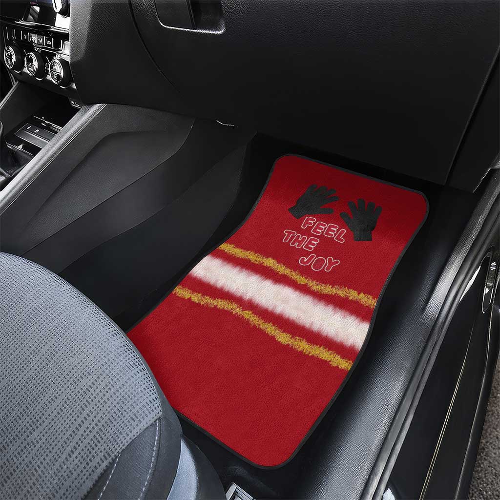 Feel The Joy Christmas Car Mats Xmas Holiday Patterns - Wonder Print Shop