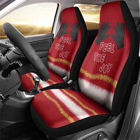 Feel The Joy Christmas Car Seat Cover Xmas Holiday Patterns - Wonder Print Shop