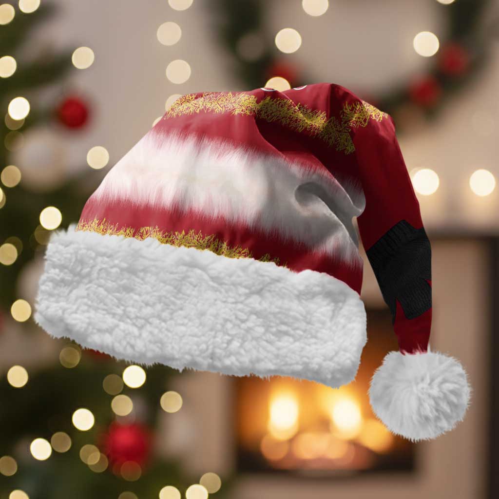 Feel The Joy Christmas Santa Hat Xmas Holiday Patterns - Wonder Print Shop
