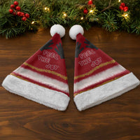 Feel The Joy Christmas Santa Hat Xmas Holiday Patterns - Wonder Print Shop