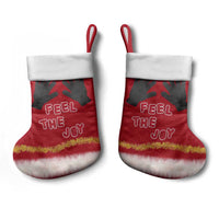 Feel The Joy Christmas Stocking Xmas Holiday Patterns - Wonder Print Shop