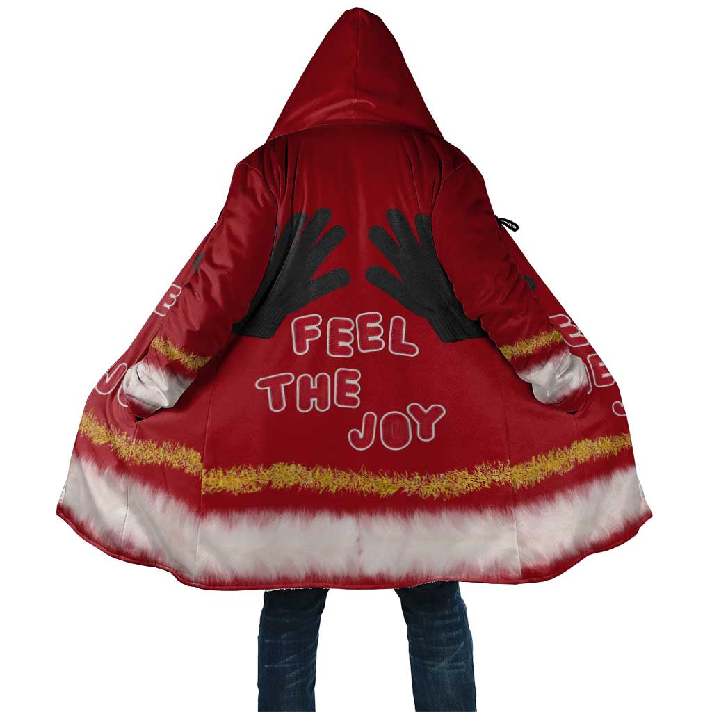Feel The Joy Christmas Cloak Xmas Holiday Patterns - Wonder Print Shop