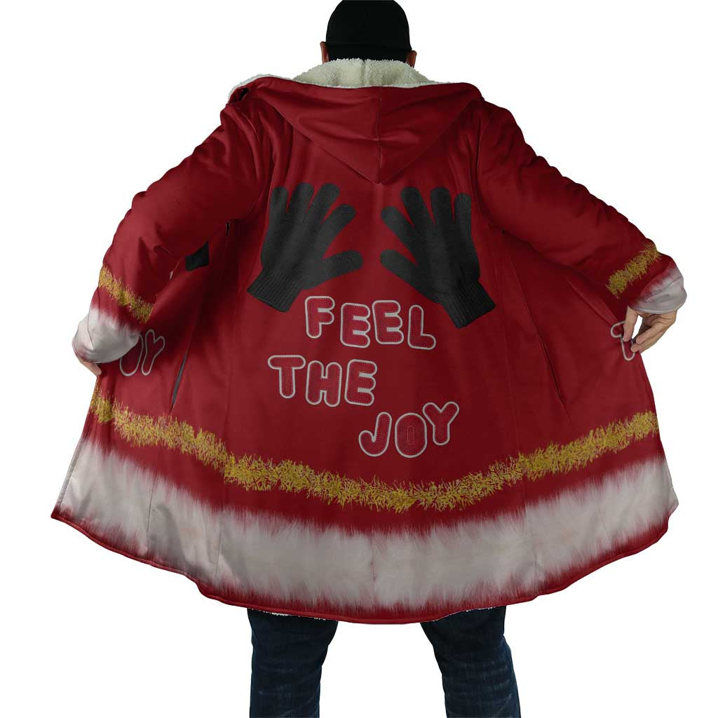 Feel The Joy Christmas Cloak Xmas Holiday Patterns - Wonder Print Shop