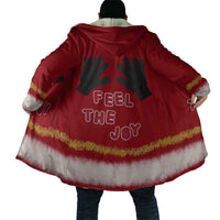 Feel The Joy Christmas Cloak Xmas Holiday Patterns - Wonder Print Shop