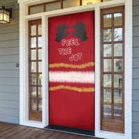 Feel The Joy Christmas Door Cover Xmas Holiday Patterns - Wonder Print Shop