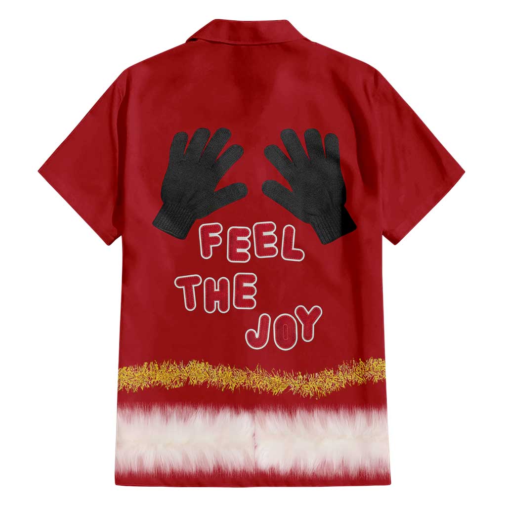 Feel The Joy Christmas Family Matching Long Sleeve Bodycon Dress and Hawaiian Shirt Xmas Holiday Patterns - Wonder Print Shop