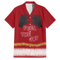 Feel The Joy Christmas Family Matching Mermaid Dress and Hawaiian Shirt Xmas Holiday Patterns - Wonder Print Shop