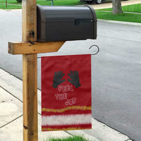 Feel The Joy Christmas Garden Flag Xmas Holiday Patterns - Wonder Print Shop
