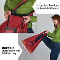 Feel The Joy Christmas Grocery Bag Xmas Holiday Patterns - Wonder Print Shop