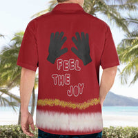 Feel The Joy Christmas Hawaiian Shirt Xmas Holiday Patterns - Wonder Print Shop