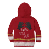 Feel The Joy Christmas Kid Hoodie Xmas Holiday Patterns - Wonder Print Shop